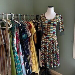 LulaRoe Cassette Tape Dress